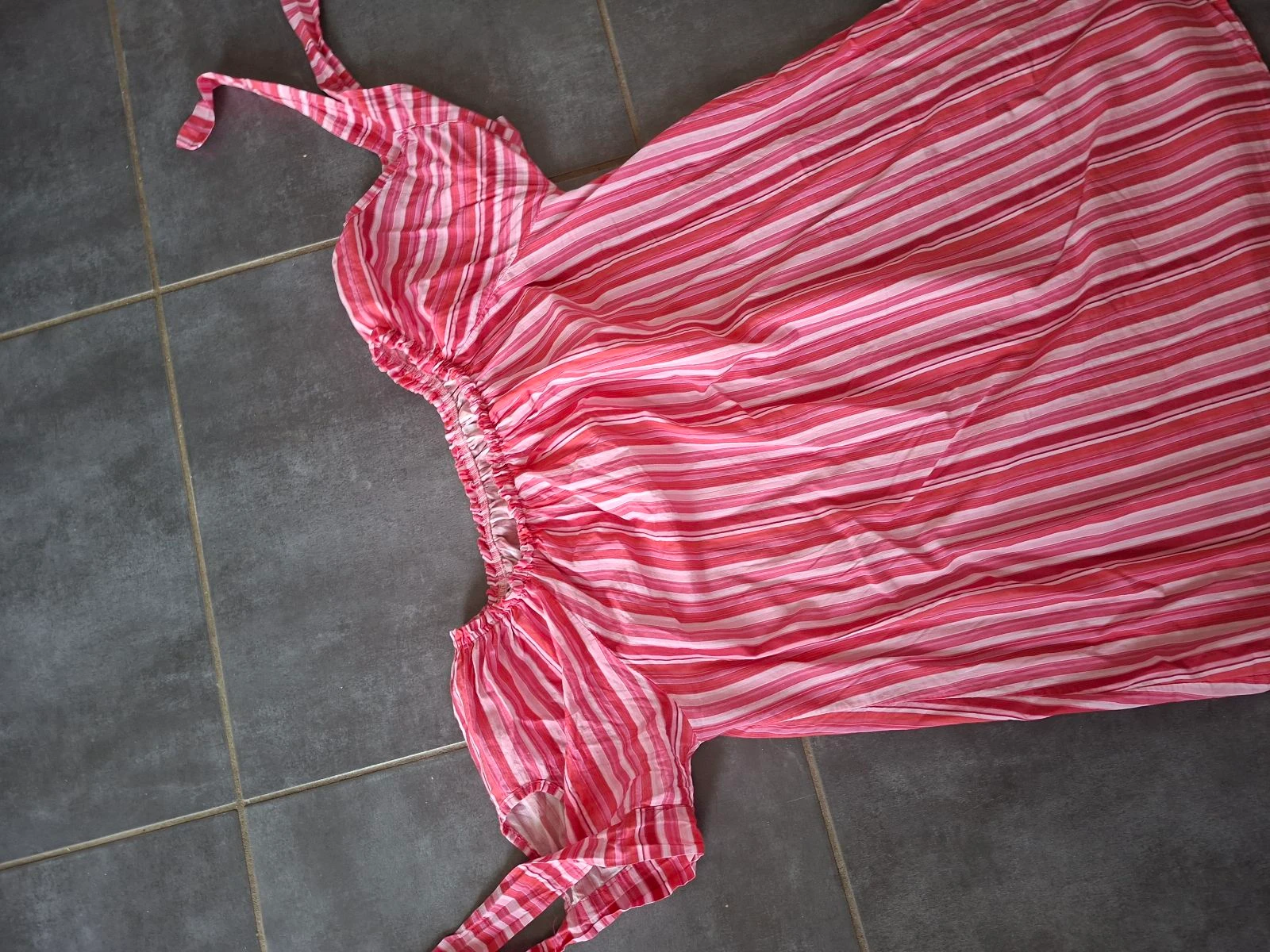 Blusa de hombros descubiertos / vestido de algodón veraniego para salidas – photo 2